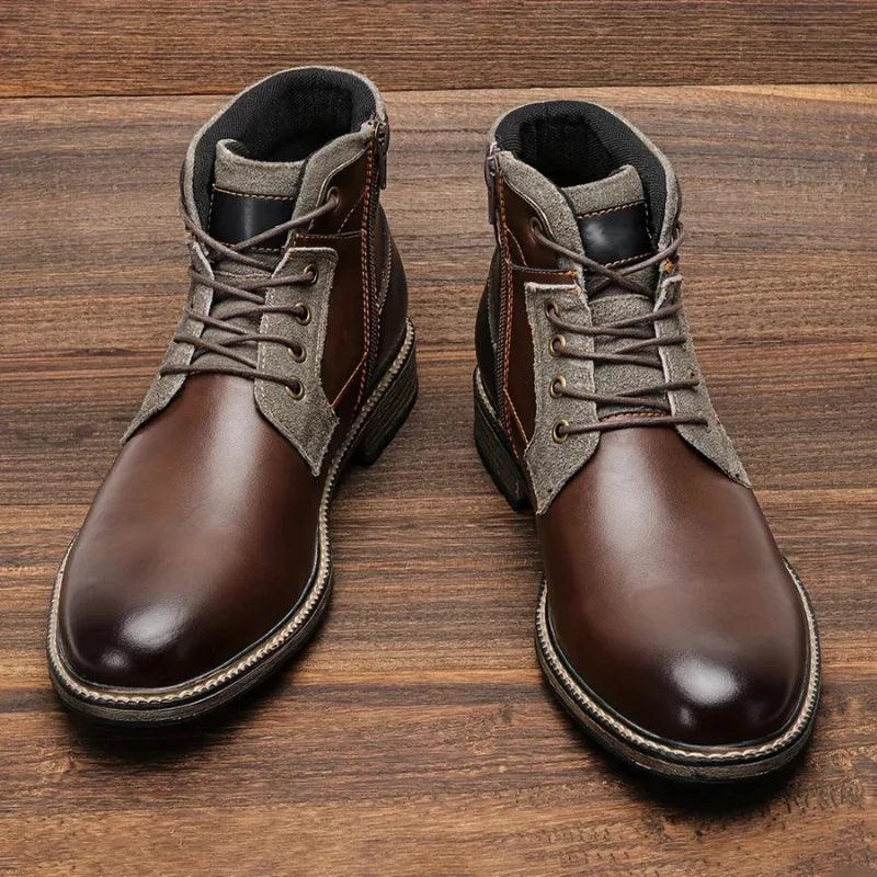 Bota Masculina em Couro Gabrini - hecrafted