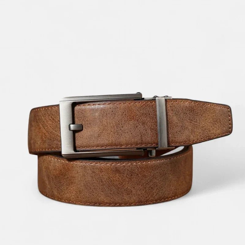 Cinto Masculino Social Automático Modena - Conhaque - hecrafted