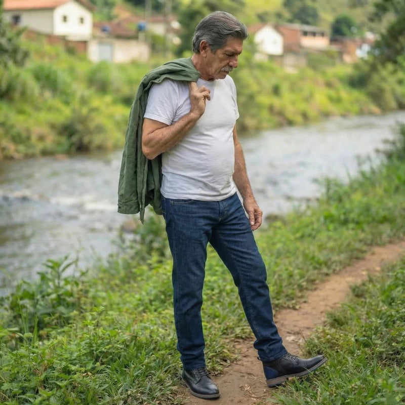 Bota Masculina Preta Veracius Castelli