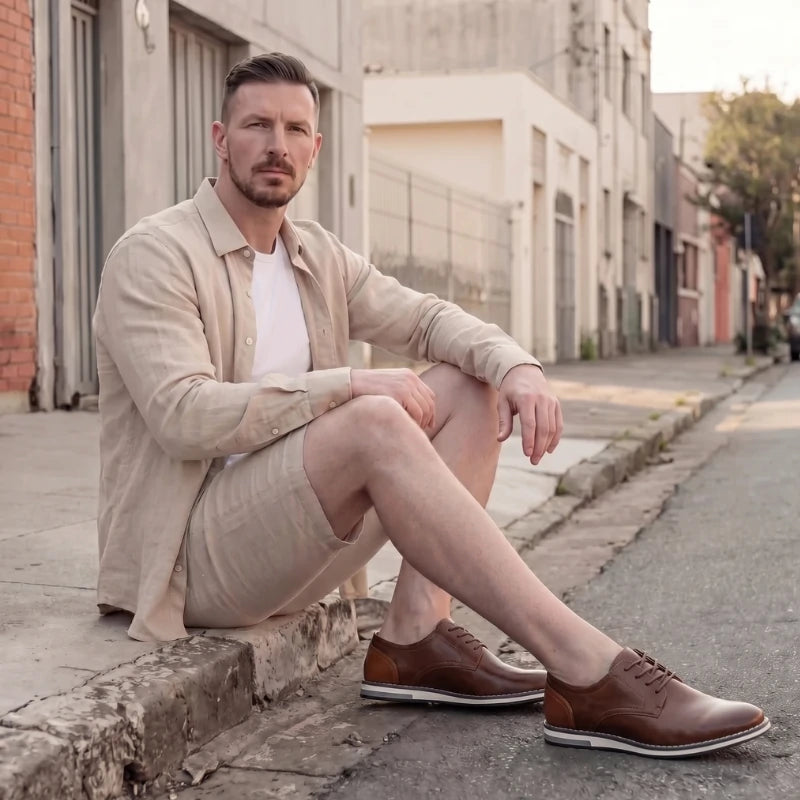 Tênis Masculino Marrom Signore