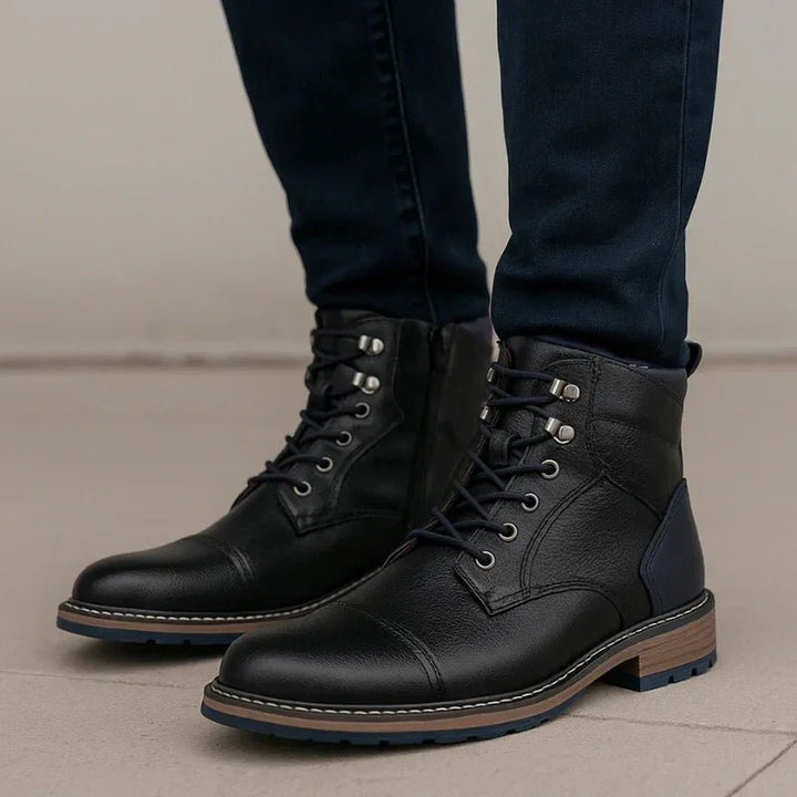 Bota Masculina Preta Veracius Castelli - hecrafted