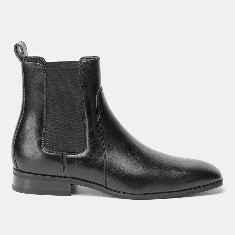 Botina Masculina em Couro Amaro Crow - hecrafted