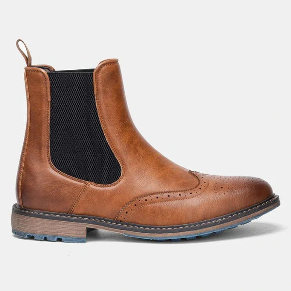 Botina Masculina em Couro Capello - hecrafted