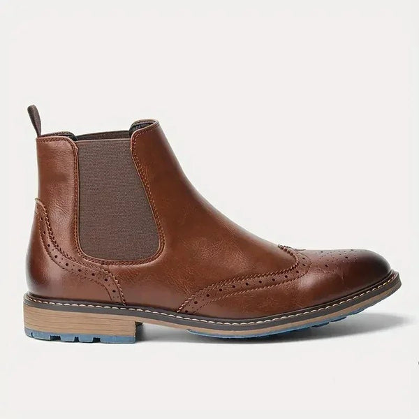 Botina Masculina em Couro Conti - hecrafted