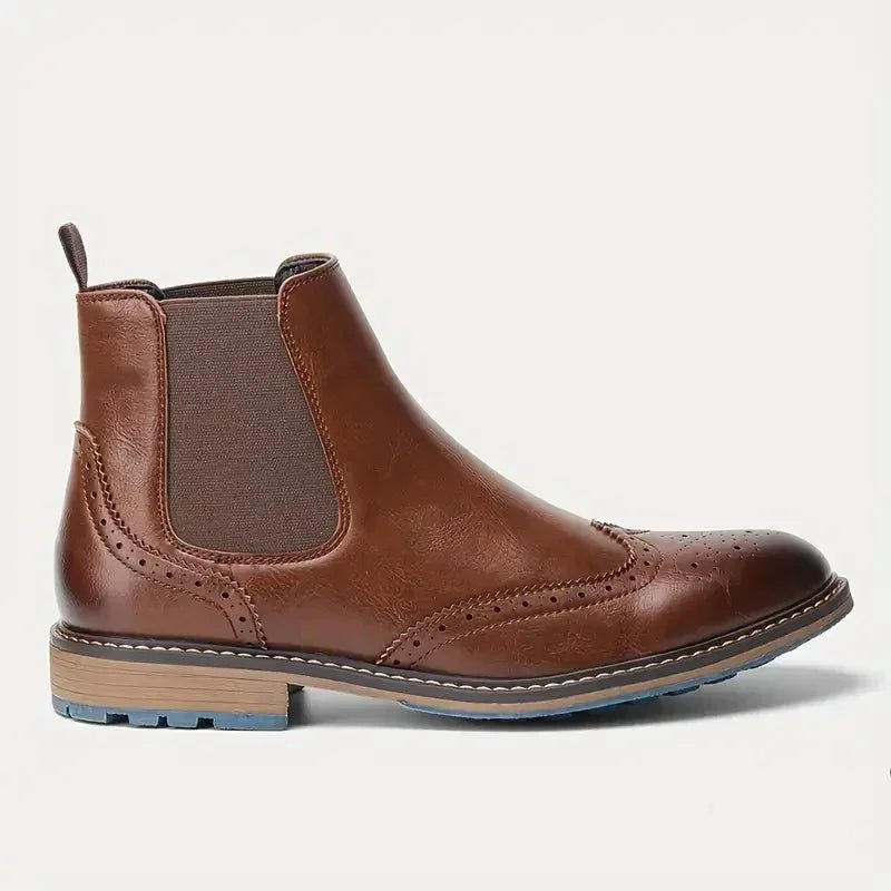 Botina Masculina em Couro Conti - hecrafted