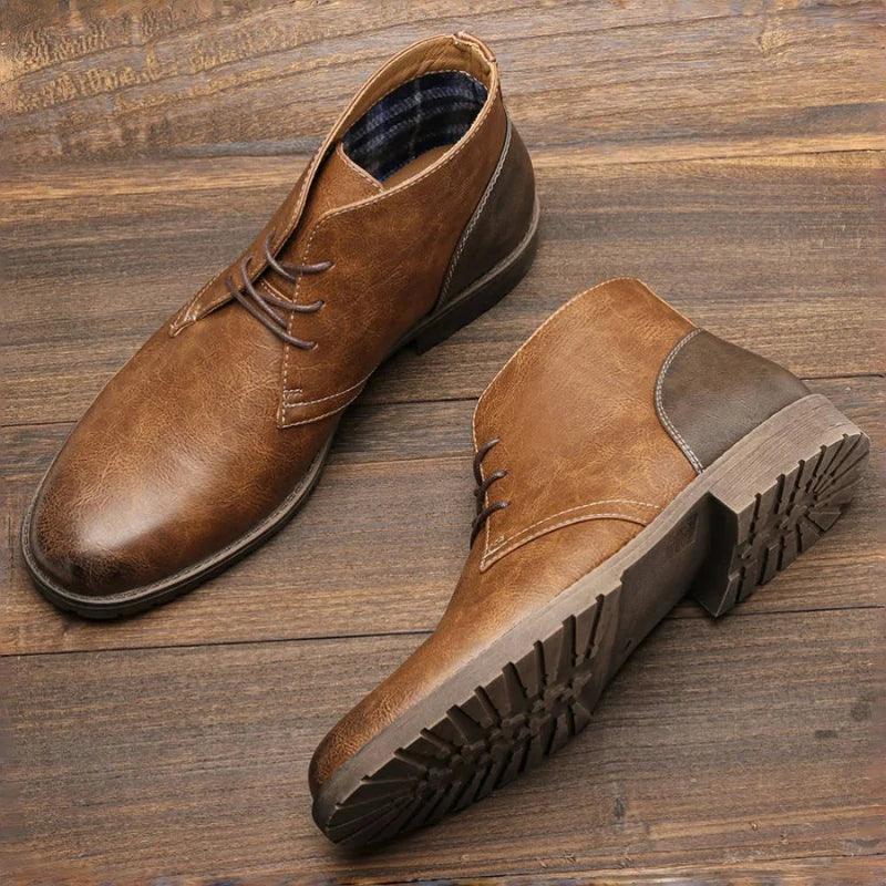 Botina Masculina em Couro D'Angelo - hecrafted