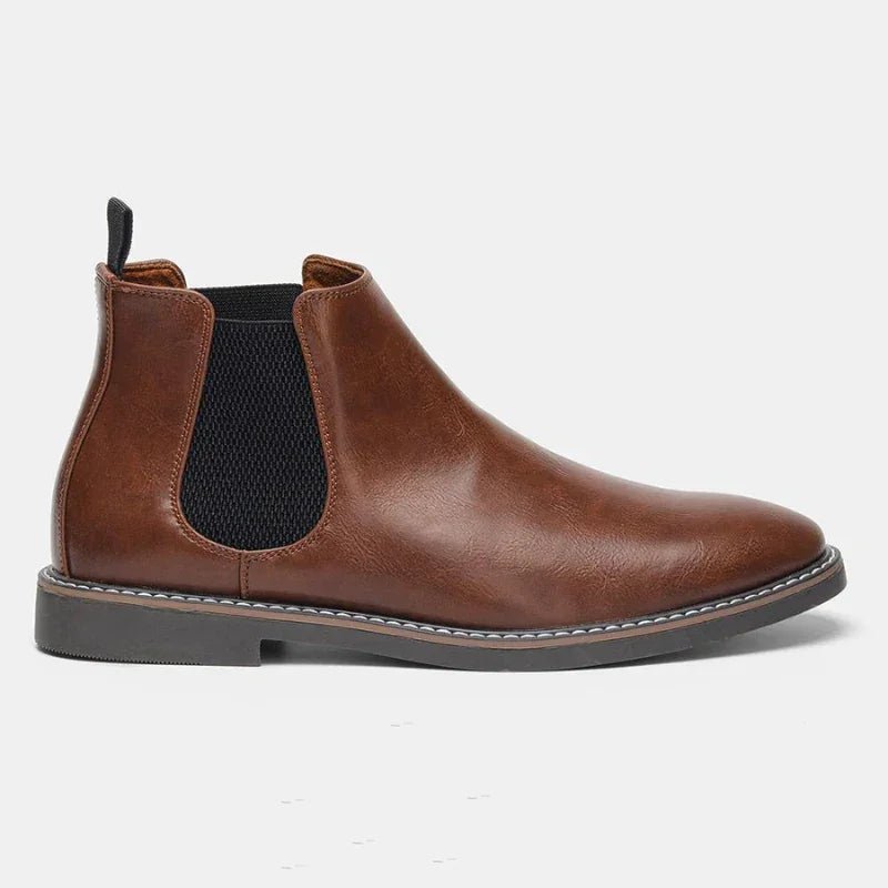 Botina Masculina em Couro Ferrara - hecrafted